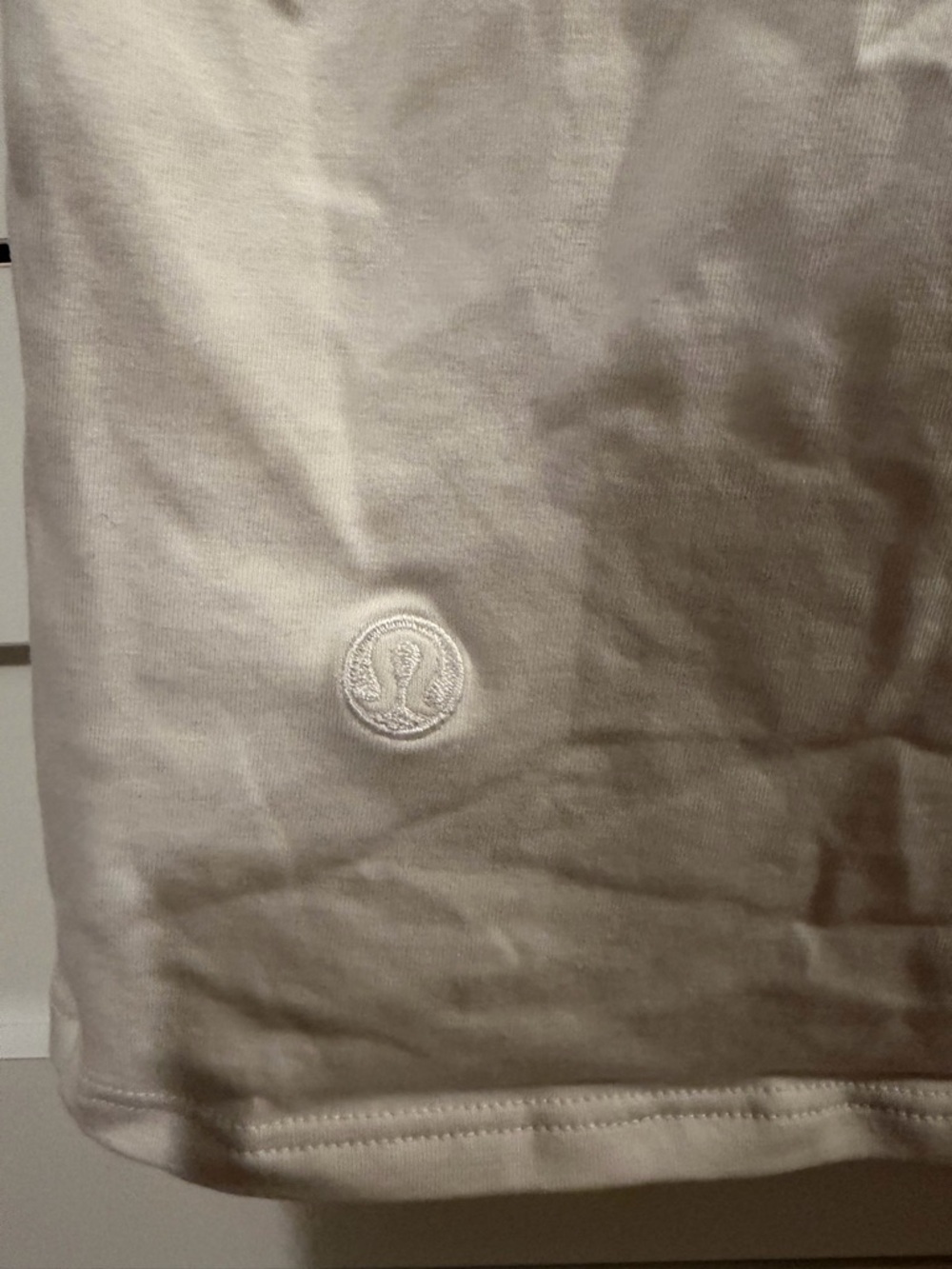 Lululemon Asymmetric One-Shoulder White Tee - Picture 5 of 5